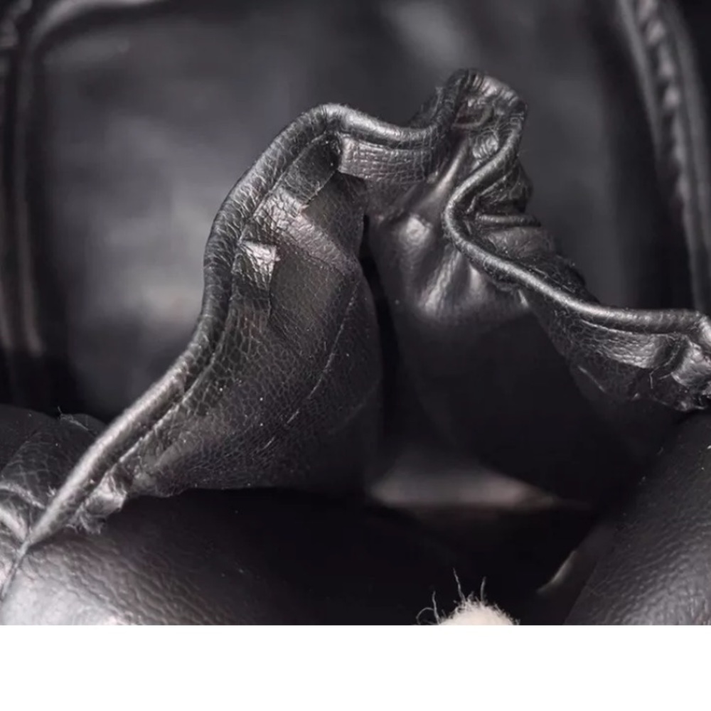 CHANEL COCO MARK MATTELLASSE LEATHER VANITY BAG TO CROSS BODY - Picture 15 of 16